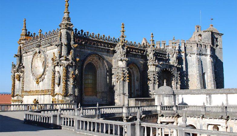 Convento di Cristo. Foto scattata dalla parte alta del claustro dei templari