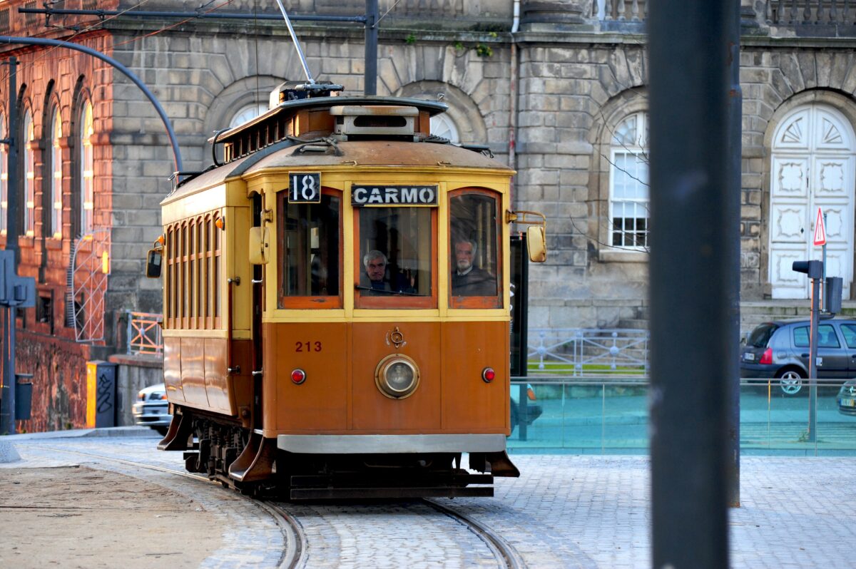 Tram della città di Porto