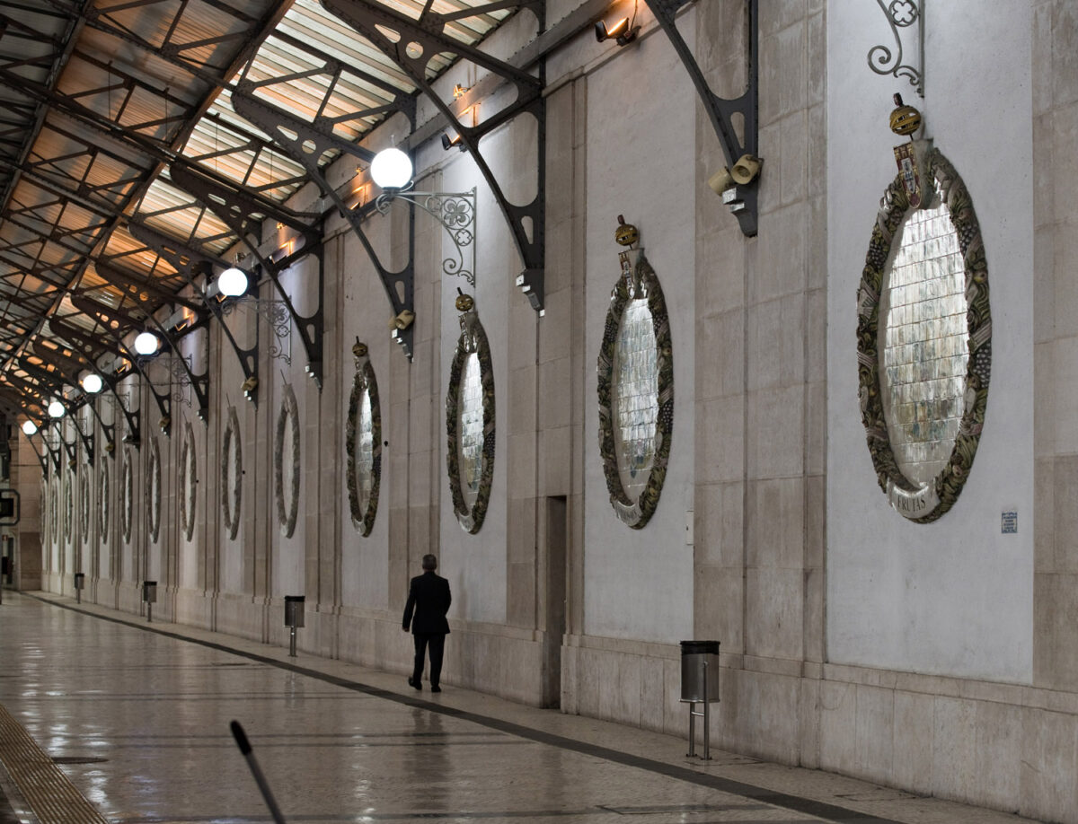 Decorazioni interne della Stazione di Rossio