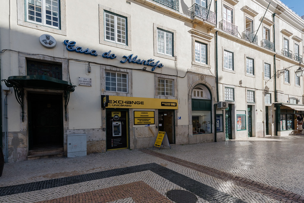 Esterno della Casa do Alentejo in Rua Portas de Santo Antão n.58