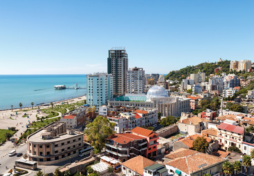 Guida italiana a Durazzo - Vista della città