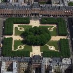 Parigi Place des Vosges - Vista dall'alto