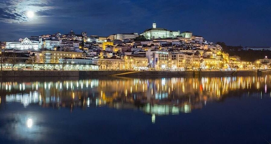 Visita guidata in italiano a Coimbra - Fotografia di Coimbra al chiaro di luna