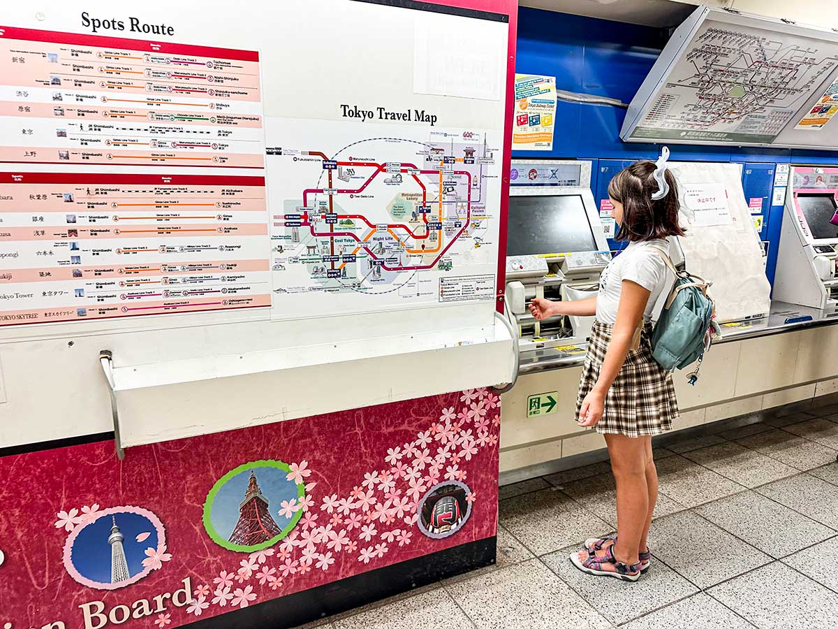 Macchinetta automatica per comprare i biglietti della metro