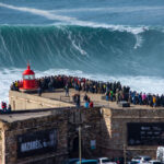 Le onde giganti di Nazaré - Visuale dal faro