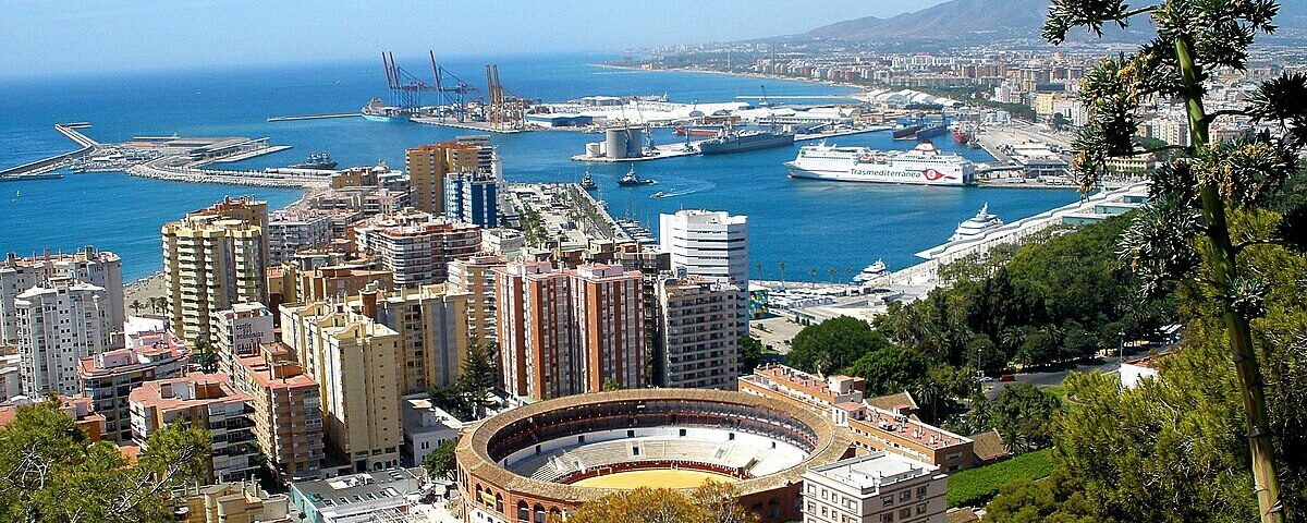 Guida italiana a Malaga - Vista panoramica della città